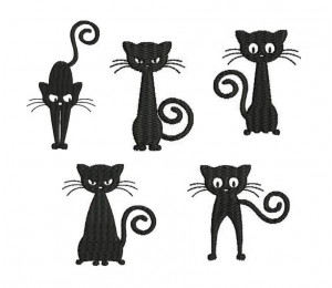 Sticksiere - Böse Mieze Silhouette